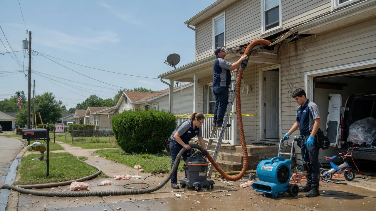 Water Damage Restoration in Tennyson, IN near me